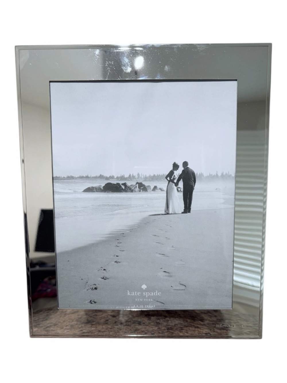 Kate Spade New York Mr & Mrs Mirrored Picture Frame 5x7 Wedding Frame